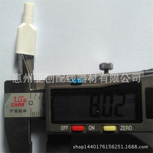 现货供应耐高温硅胶环保端子保护套管音响线速端子护套250扁直插