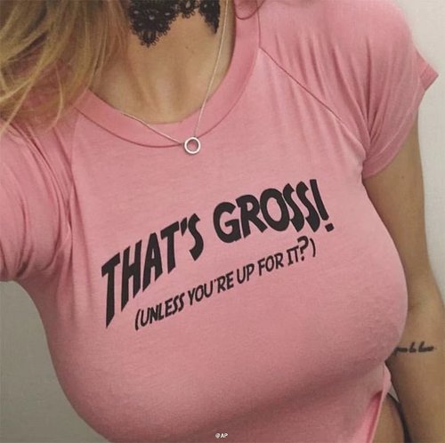 Wish Summer European and American Women's Short-Sleeve Nipple-Baring Letter Print Short 2TEMU