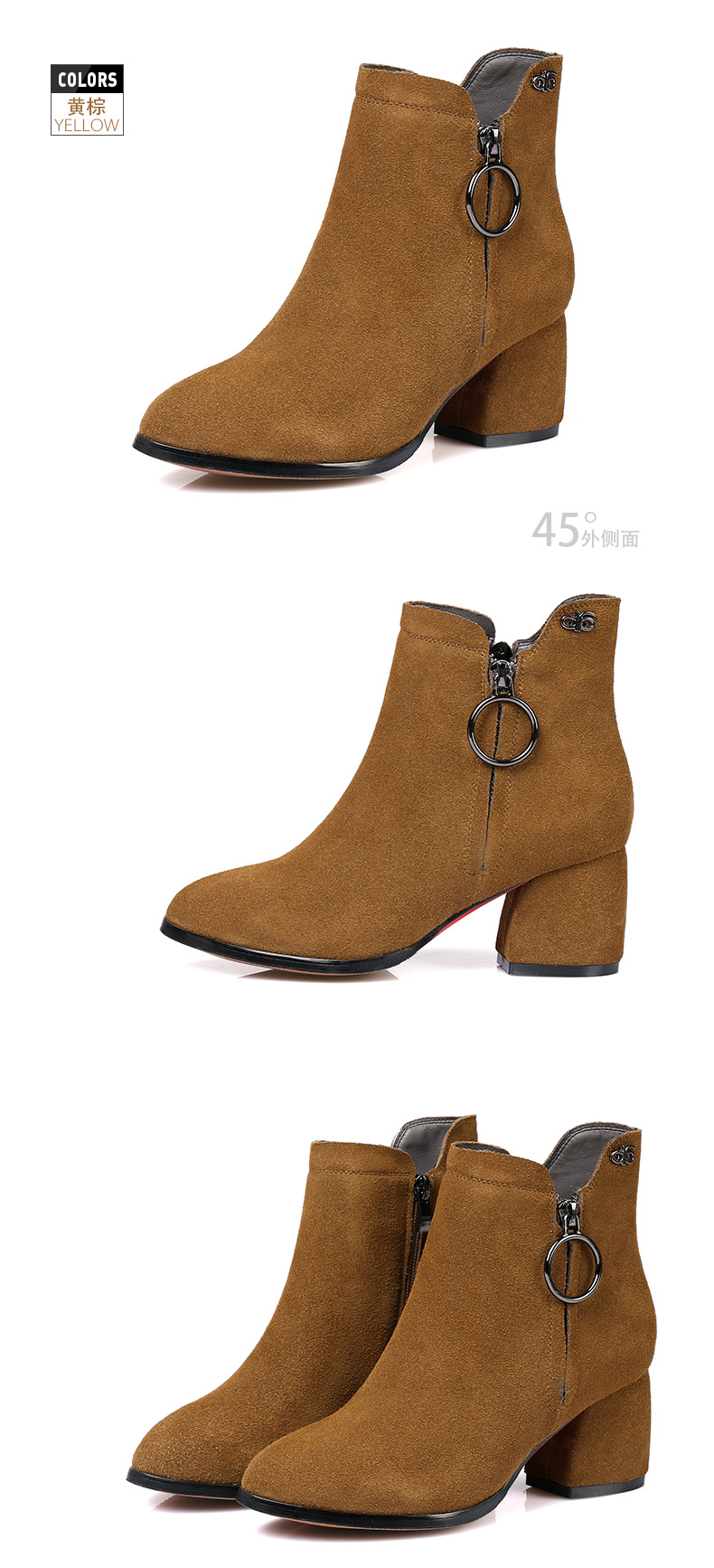 Bottes femme MINGFANG en En cuir - Ref 3355118 Image 20