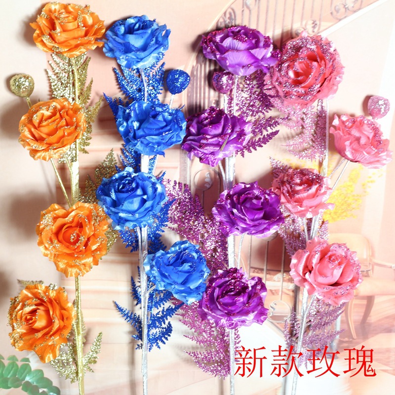 [Golden Flower] European -style golden powder flowers in the heart…
