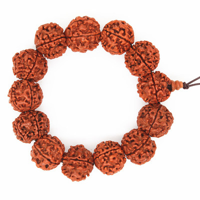 五瓣金剛菩提子尼泊爾爆肉菩提13子手串景區地攤熱賣手串