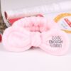 Velvet cute headband with letters, scarf for face washing, wholesale