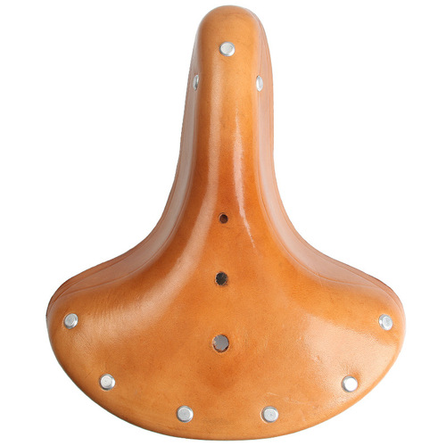 Bicycle seat cushion retro cowhide seat mountain bike saddle comfortable riding accessories genuine leather old style seat cushion