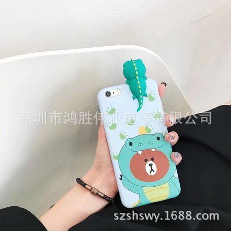 iPhone7/8 imd恐龍家族全包軟殼 iPhone6/7/8plus磨沙面現貨供應工廠,批發,進口,代購