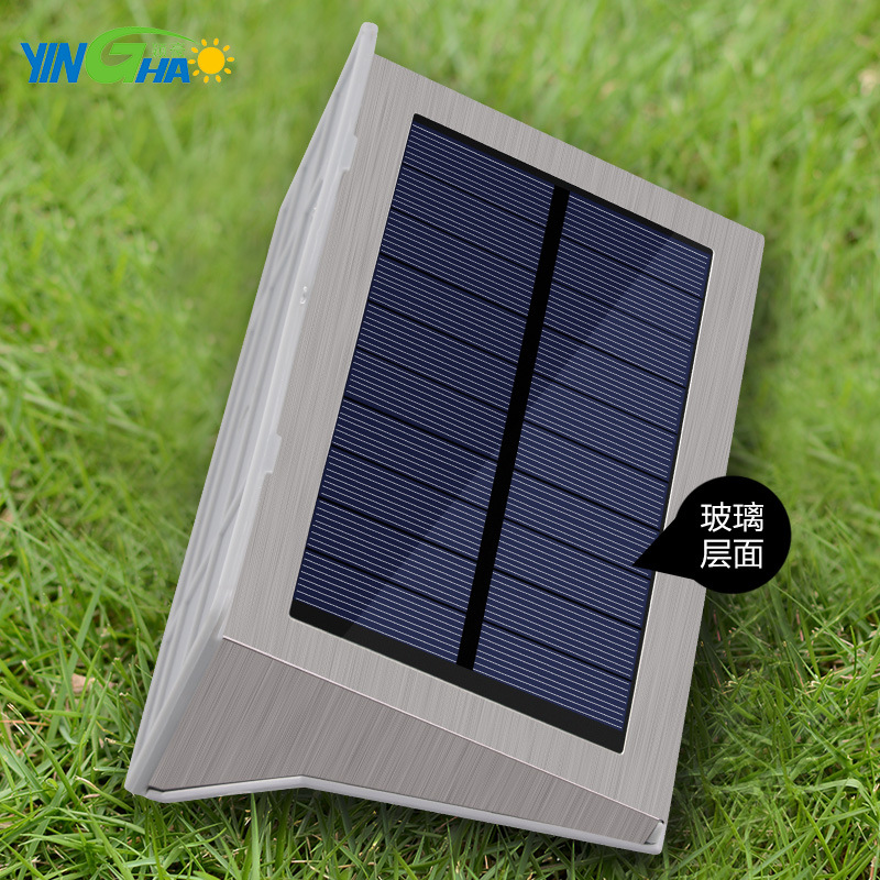 2021新款 太阳能21led户外超亮壁灯 3.5W路灯人体感应灯三挡调节