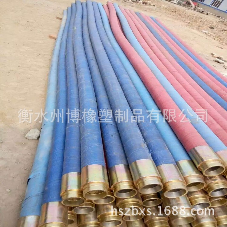 现货直供高钢丝编织胶管总成 油田矿用高压胶管总成