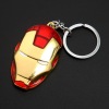 The Avengers, golden metal keychain, mask, pendant, USA, Birthday gift