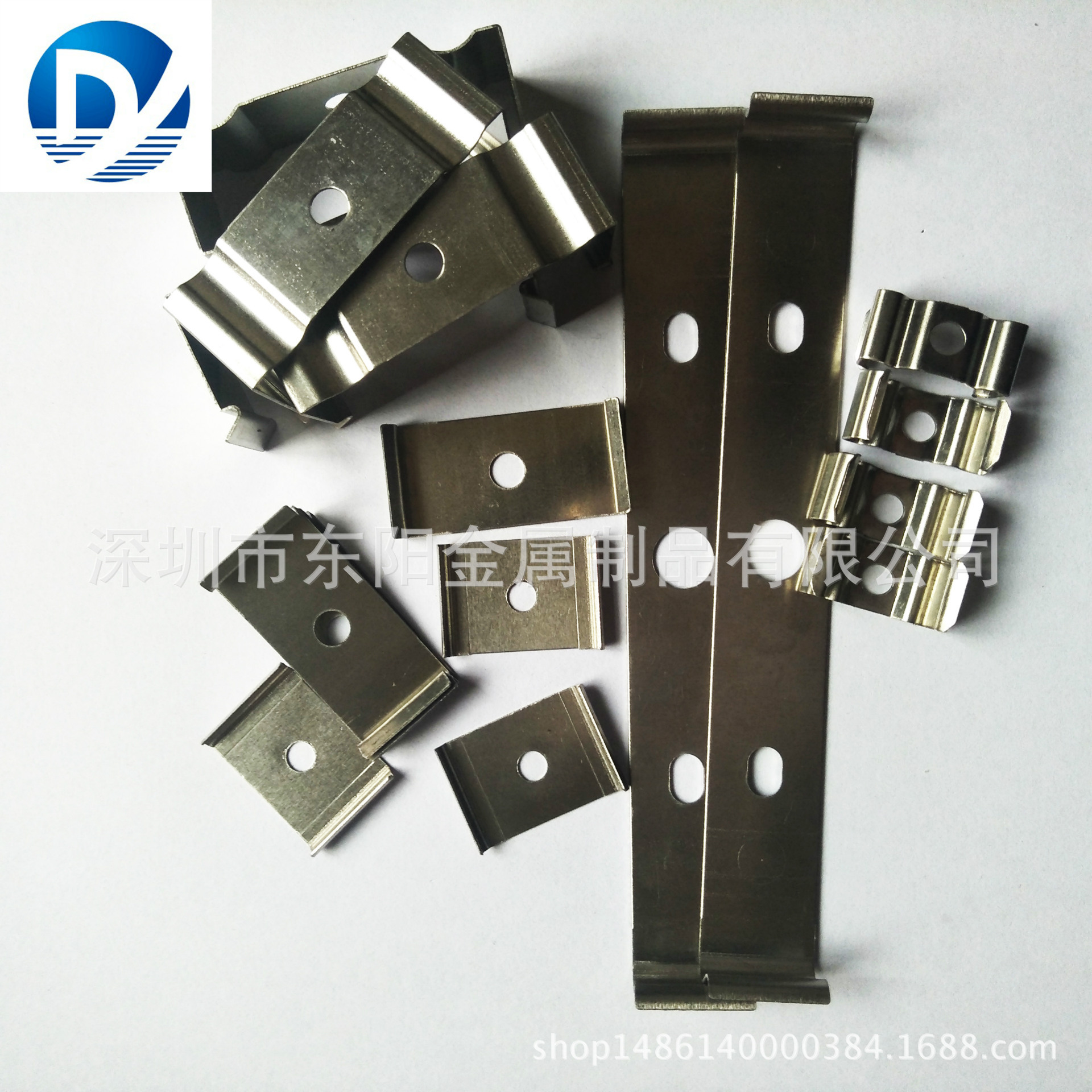 不锈钢弹片不锈钢冲压件灯管卡扣不锈钢钢弹性片接触片T10卡扣