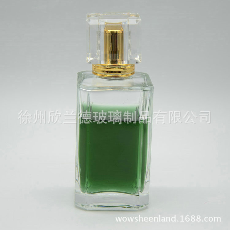 专业销售 香水瓶 100ml 香水瓶 高白料玻璃香水瓶