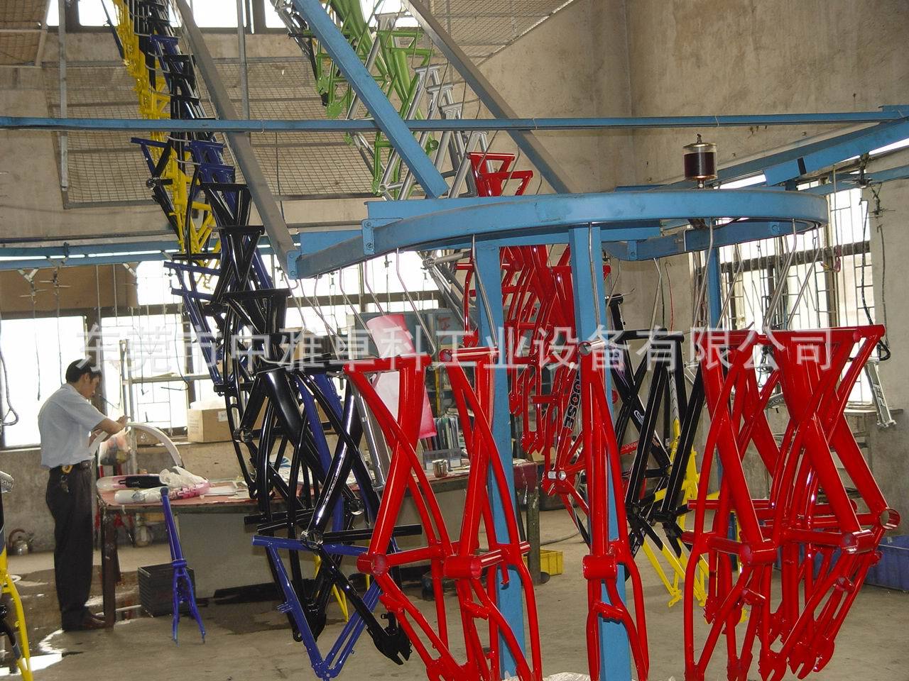 自行車涂裝生產線