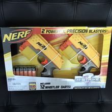 NERF玩具枪热火软弹枪 2个装对战送EVA软弹 儿童玩具礼物外贸热销