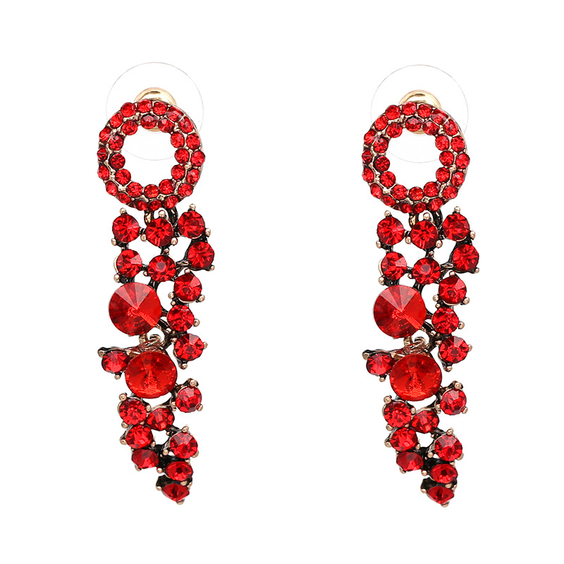 Alloy Fashionearring(red) NHJJ4602-red