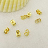 Stainless steel Ear plug Ear beam Earplugs Gold-plated Ear Studs Auricular needling Butterfly Ear cap factory wholesale