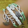 Speed Store DIY Creative Weaving Bracelet Hunger Games Jewelry Harry Potter Death Saint Skin Bracelet