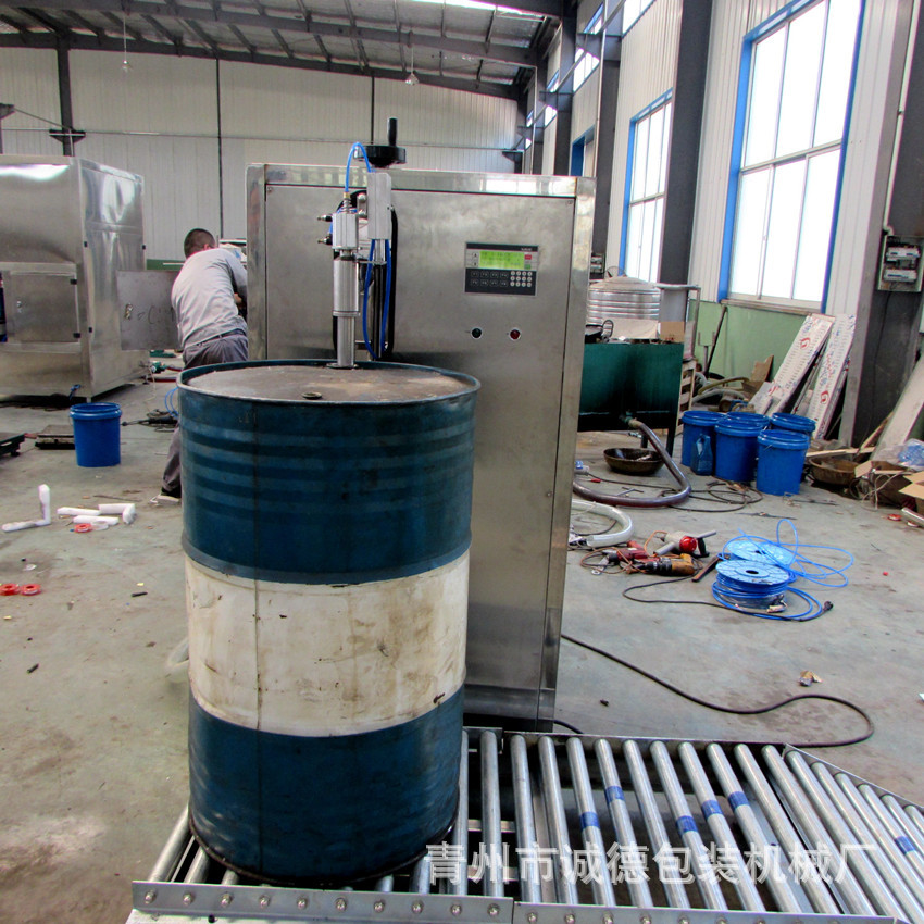 200L化工液体灌装机   大桶工业用油灌装设备   200L齿轮泵灌装机