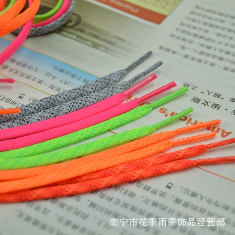 Двойные Полые Футбольные бутсы Шнурки Тонкие кроссовки Тренировочная обувь Шнурки Цветные шнурки