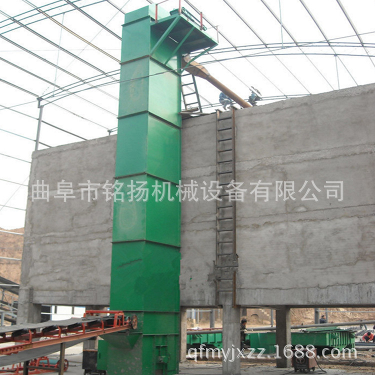 垂直上料专用钢斗式提升机 工业专用塑料瓦斗式垂直上料机