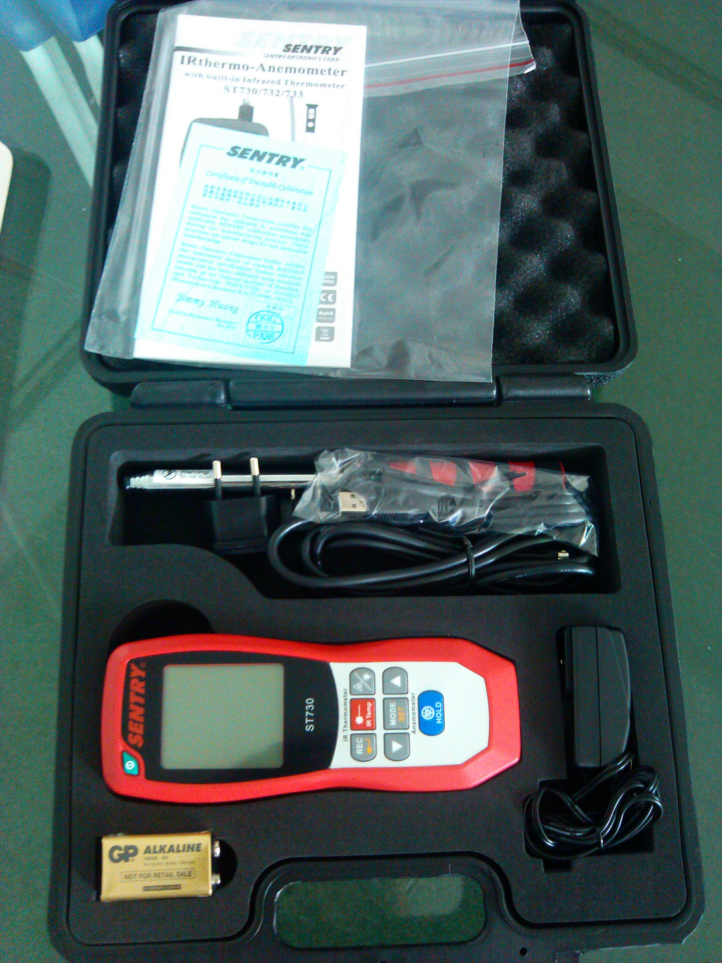 原装台湾先驰 ST-730 热线式风速计 ST730 现货