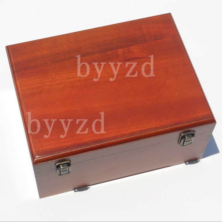 木质饰盒红木珠宝盒手饰品收纳盒中式复古风各种现货方形大木盒