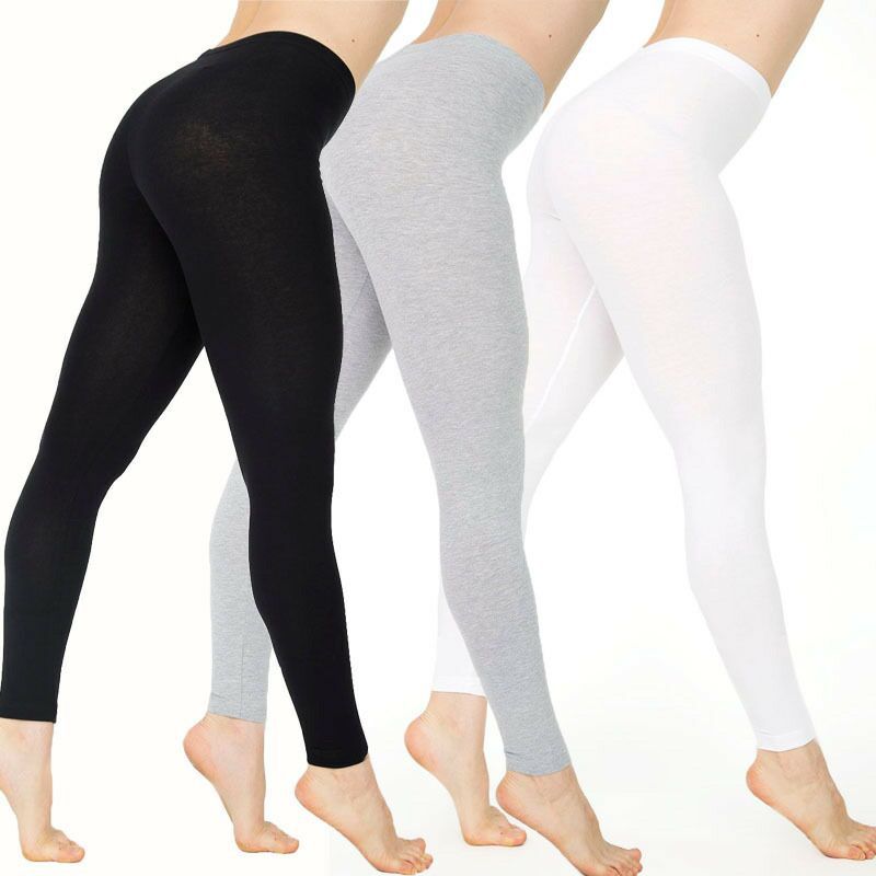Women's Daily Casual Solid Color Ankle-length Leggings display picture 1