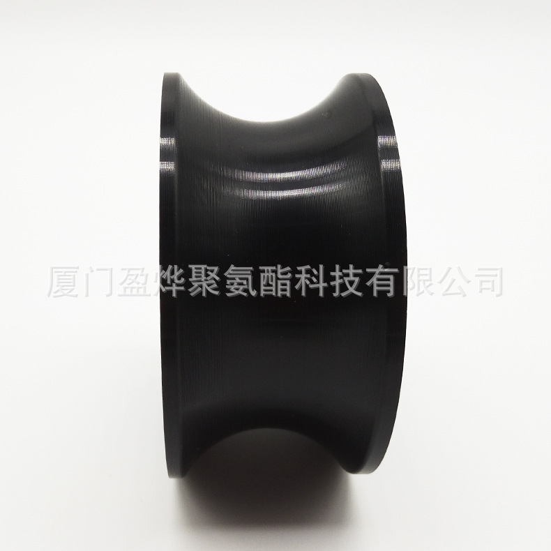 厂家定做耐磨聚氨酯弹性体制品 聚氨酯滚轮 胶轮注塑聚氨酯制品