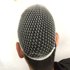 Net cap Elastic net cap Net cover Head wrapping hat headgear Net headgear Elastic net bandage 