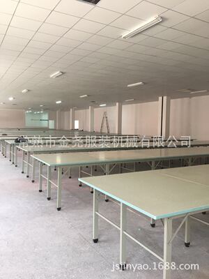 服装车间缝纫裁剪台 案板 裁剪台板含架子 裁剪机台板