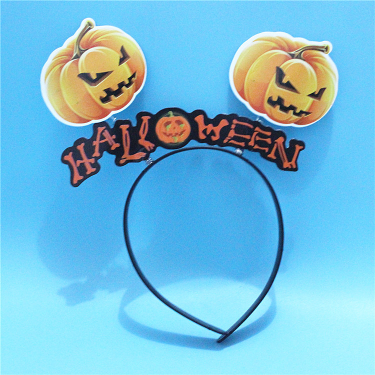 Fashion Pumpkin Bat Headband Cute Headbands Party Dress Up display picture 8