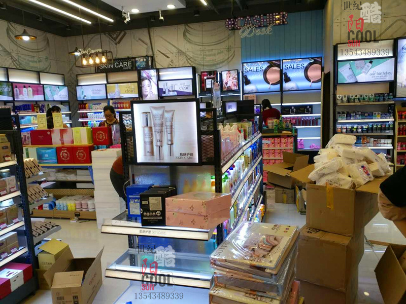 化妆品柜子 化妆品展柜制作cd