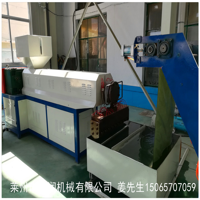 塑料编织袋拉丝机组 扁丝拉丝机 密目环保绿网拉丝挤出设备