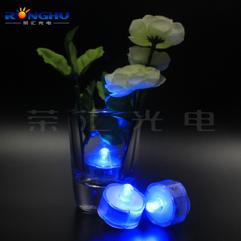 Shenzhen supply LED waterproof Colorful Dive Lights waterproof candle bathtub Manual By health switch