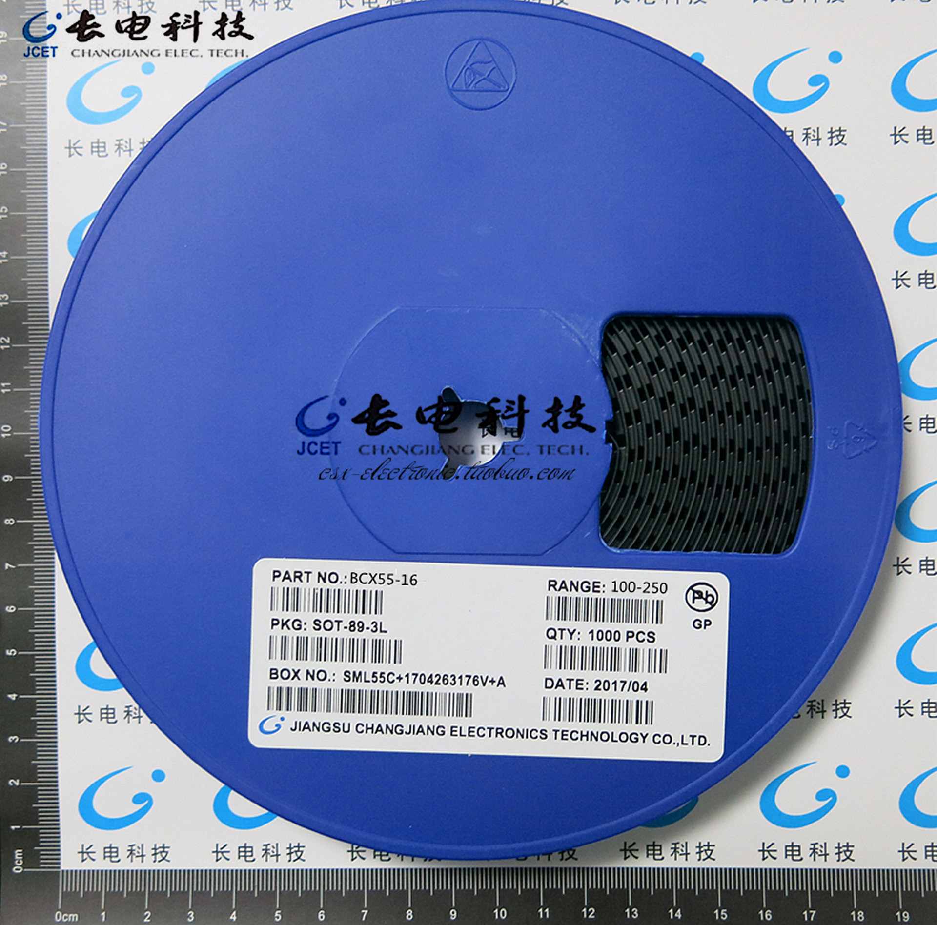 BCX55-16 丝印BM CJ(长电) SOT-89 贴片三极管 一盘1000只=180元