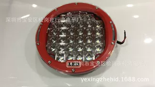 96W大功率高亮卡车灯LED圆形工作灯、远程探照灯、特种车改装灯
