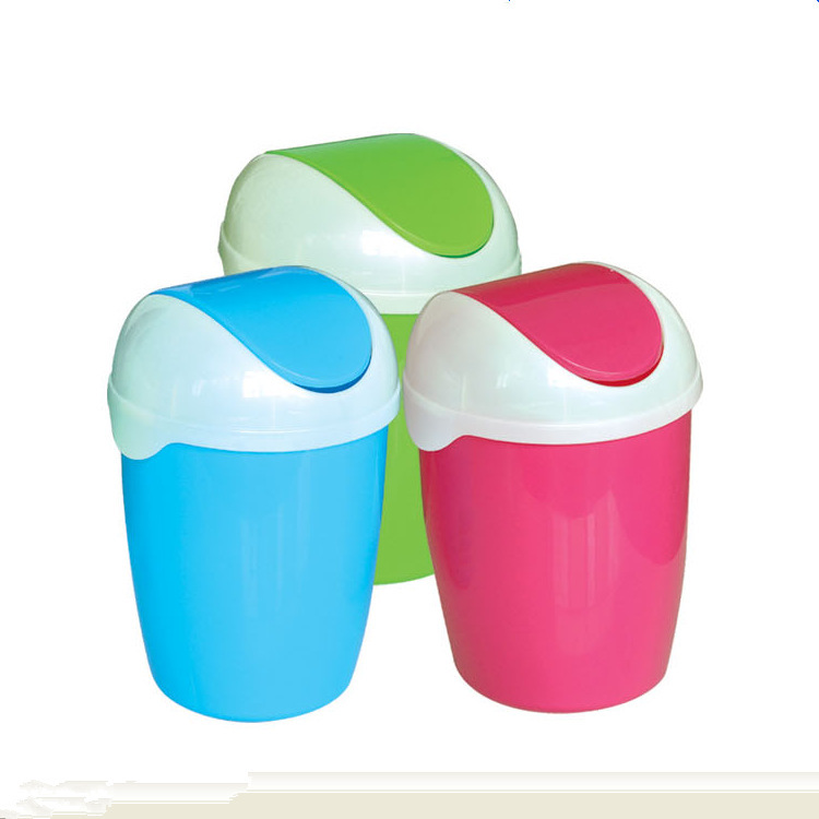 Clearance half off discount huipinmei household swing cover living room bedroom bathroom trash can with lid paper basket