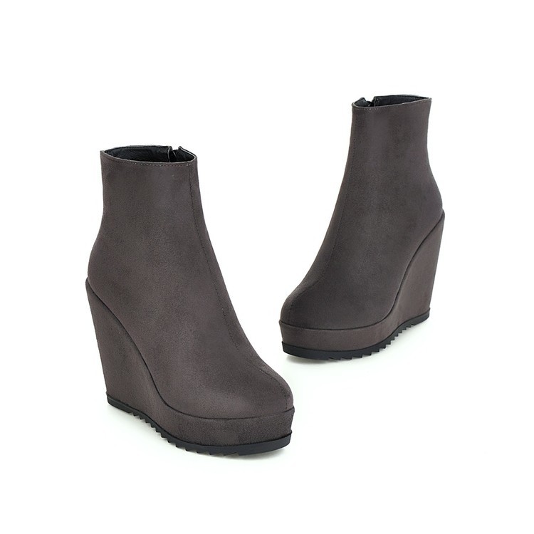 Bottes femme en PU artificiel - Ref 3355550 Image 15