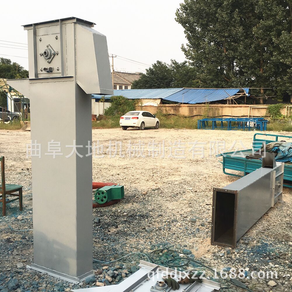 大地厂家定制各规格斗式提升机 物料罐仓瓦斗式提升机 精工制作