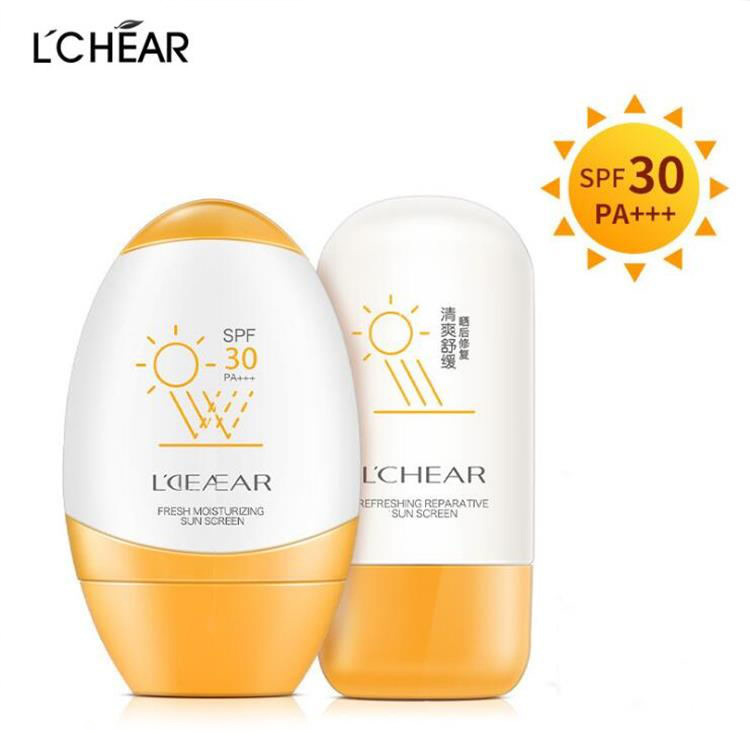 Lchear Run times Sun Set UV rays refreshing Transparent Moisturizing sunscreen quality goods
