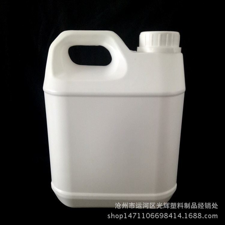 现货供应2l手提式方形小口防盗盖塑料桶  化工试剂油料分装桶