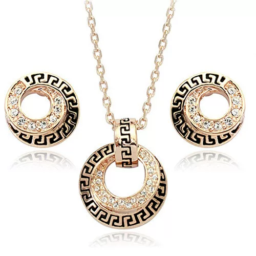 (Cross-border trading), fashionable earrings, necklace, set, jewelry