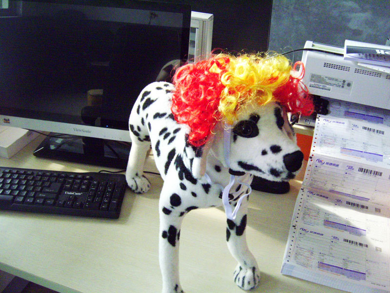 宠物猫咪狗狗假发套头套帽子表演道具5i