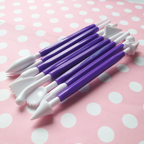 Fondant Tool Set 8 Pieces - Fondant Carving Knife/Shaping Knife, Clay Tool Flower Carving, Carving Set Modeling Stick