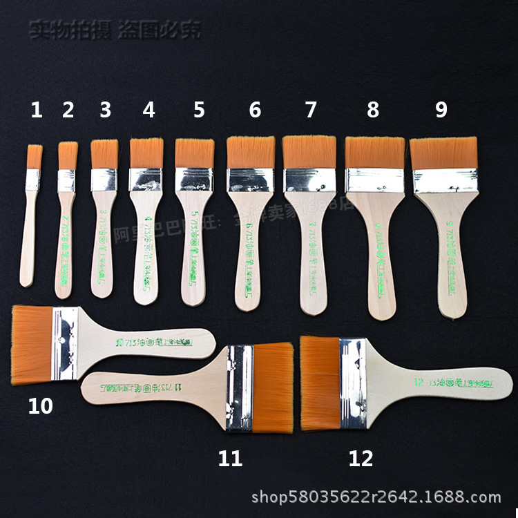 Venta al por mayor cepillo de nylon fino cepillo de placa suave cepillo de aceite ordenador teléfono móvil teclado eliminación de polvo cerdo lana pintura barbacoa fila cepillo