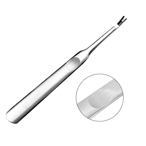 Dead skin fork, manicure dead skin pusher stainless steel, manicure dead skin knife, dead skin scraper tool, dead skin pusher