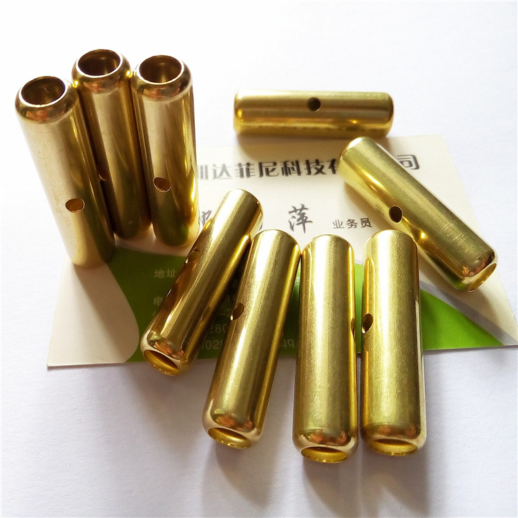 H62黄铜管翻边 缩口 薄壁紫铜管定尺切断 研磨抛光清洗加工提供