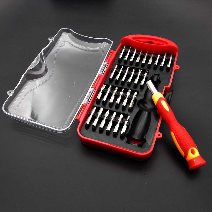 L1424 28 Unid juego destornillador manual destornillador hogar combinación herramienta diez yuanes tienda puesto de suministro