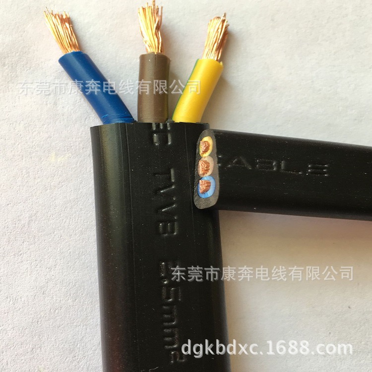 3*2.5mm²电梯随行扁电缆 电梯空调扁电缆 电梯空调扁线 电梯空调