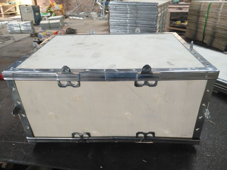 佛山钢边木箱木制品电源电气包装箱免检厂家直销量大从优开发票