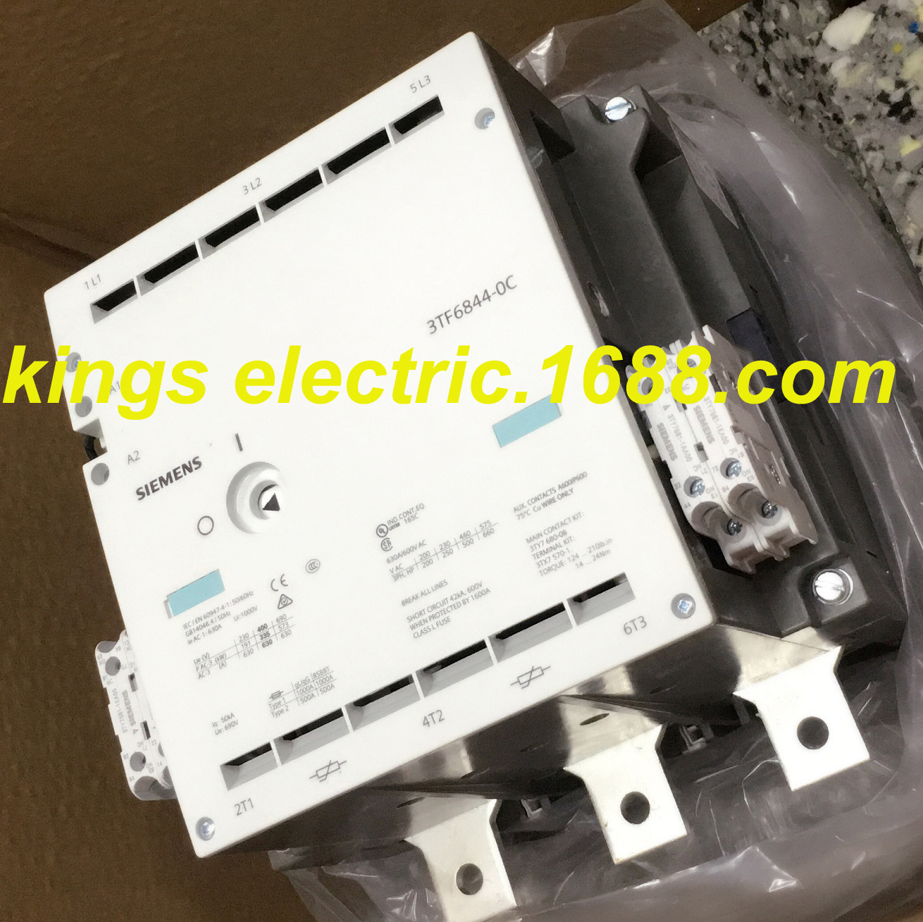 西门子3TF6844-0CM7真空接触器-广州渠道