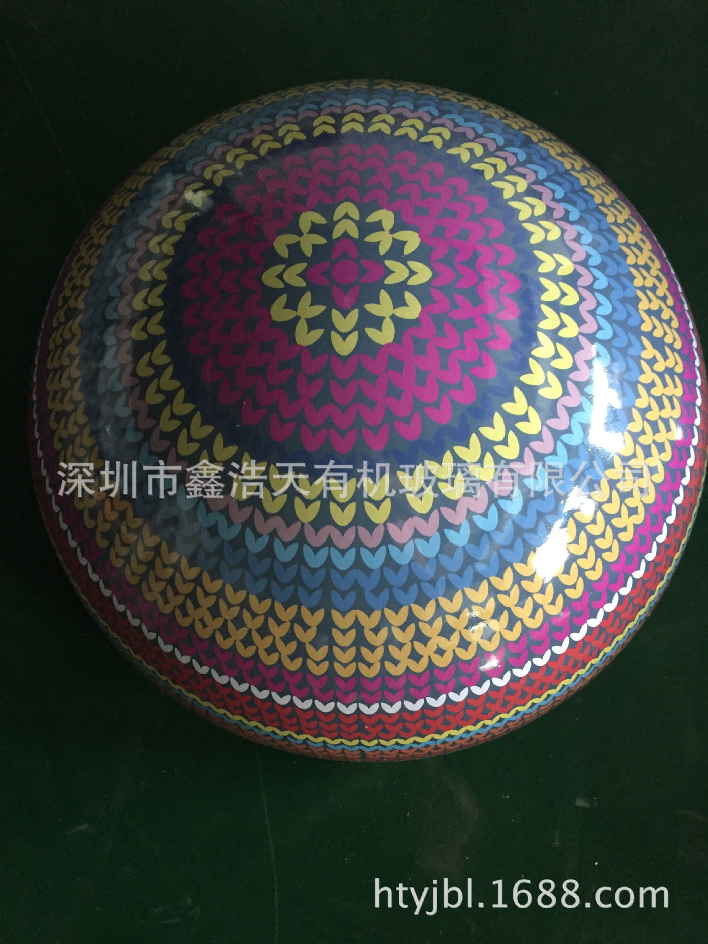 亚克力户外装饰圆球内发光装饰球可以图案装饰圆球发光圆球