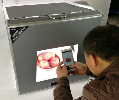 南冠便携无极调光T6240 LED专业摄影灯箱 珠宝柔光箱摄影棚套装|ru